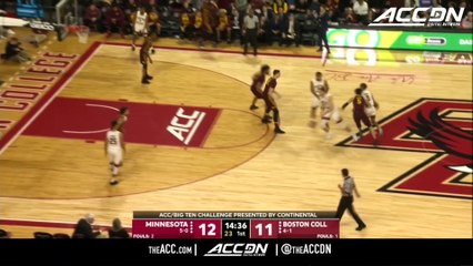 Minnesota vs. Boston College Basketball Highlights (2018-19)