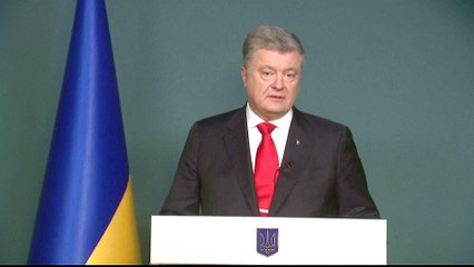 Ukraine imposes martial law as tensions with Russia flare