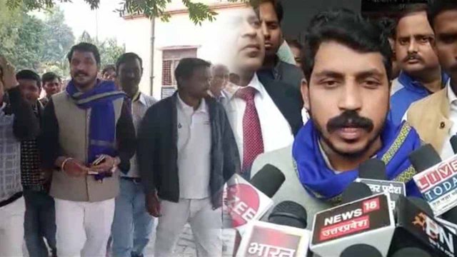 भीम आर्मी चीफ ने अयोध्या धर्मसभा पर इन दलों के खिलाफ उगली आग, चुनावों में करेंगे मायावती को सपोर्ट