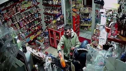 Hırsızlık anı güvenlik kamerasında - EDİRNE