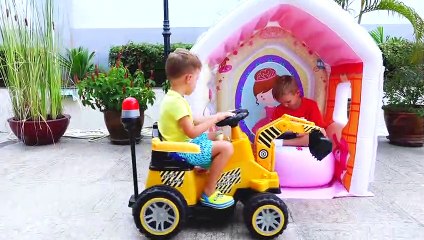 Little Nikita ride on cars and Magic transform colored cars