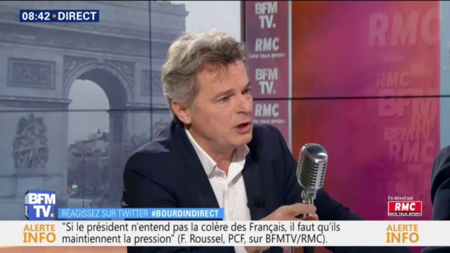 Roussel (PCF) appelle les gilets jaunes à maintenir la pression si le Président ne répond pas à leur colère