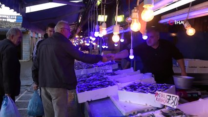Hamsi fiyatları 5 TL’ye kadar gerileyince vatandaş tezgahlara akın etti
