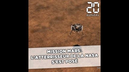 Mission Mars: L'atterrisseur de la Nasa, InSight, s'est posé