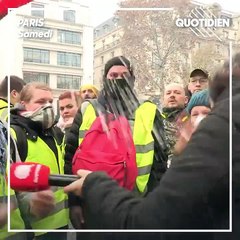 Quotidien : "Vous êtes un grosse p***" un gilet jaune insulte violemment une journaliste