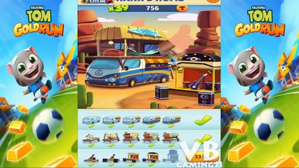 Talking Tom Gold Run - Football Tom Full Upgrading All 9 Houses - New Ginger's Farm World Update