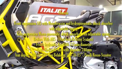 Ini Dia Wujud Asli Skutik Italjet Dragster 125-200 yang dipamerkan di EICMA 2018