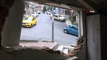 Şişli’de Freni Patlayan Otomobil Yatak Odasına Daldı