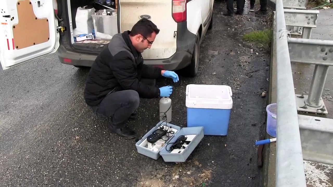 Çorlu Deresi'nden numune alındı - TEKİRDAĞ