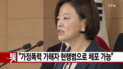 [YTN 실시간뉴스] "가정폭력 가해자 현행범으로 체포 가능" / YTN