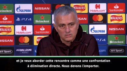 Groupe H - Mourinho : "Jouons comme si nous devions absolument gagner"