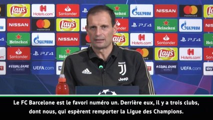 Groupe H - Allegri : "Barcelone est le favori numéro un"