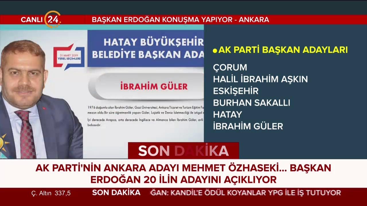 AK Parti İzmir Belediye Başkan adayı Nihat Zeybekci oldu