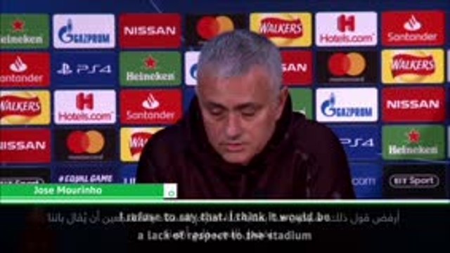 كرة قدم: دوري أبطال أوروبا: ضغوط أولد ترافورد لا تلقي بظلالها على لاعبي يونايتد- مورينيو