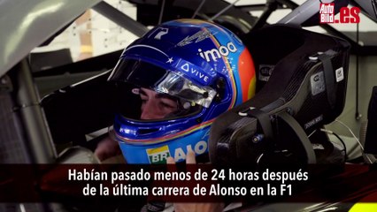 Скачать видео: Fernando Alonso prueba por primera vez un coche de NASCAR