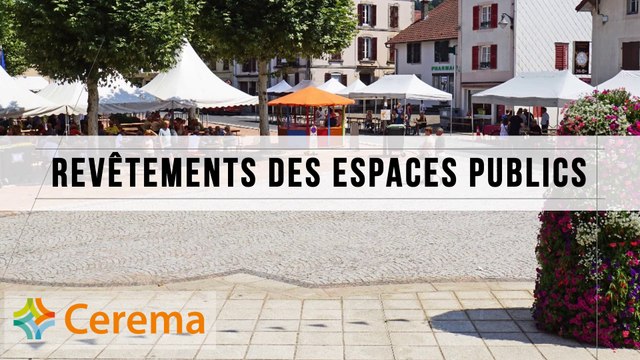 Revêtements des espaces publics