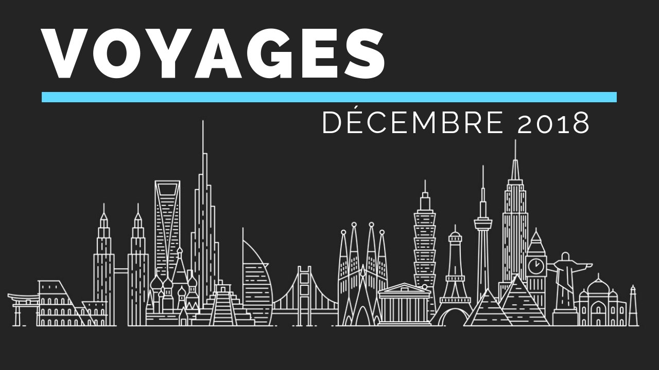 3 destinations à privilégier en décembre 2018