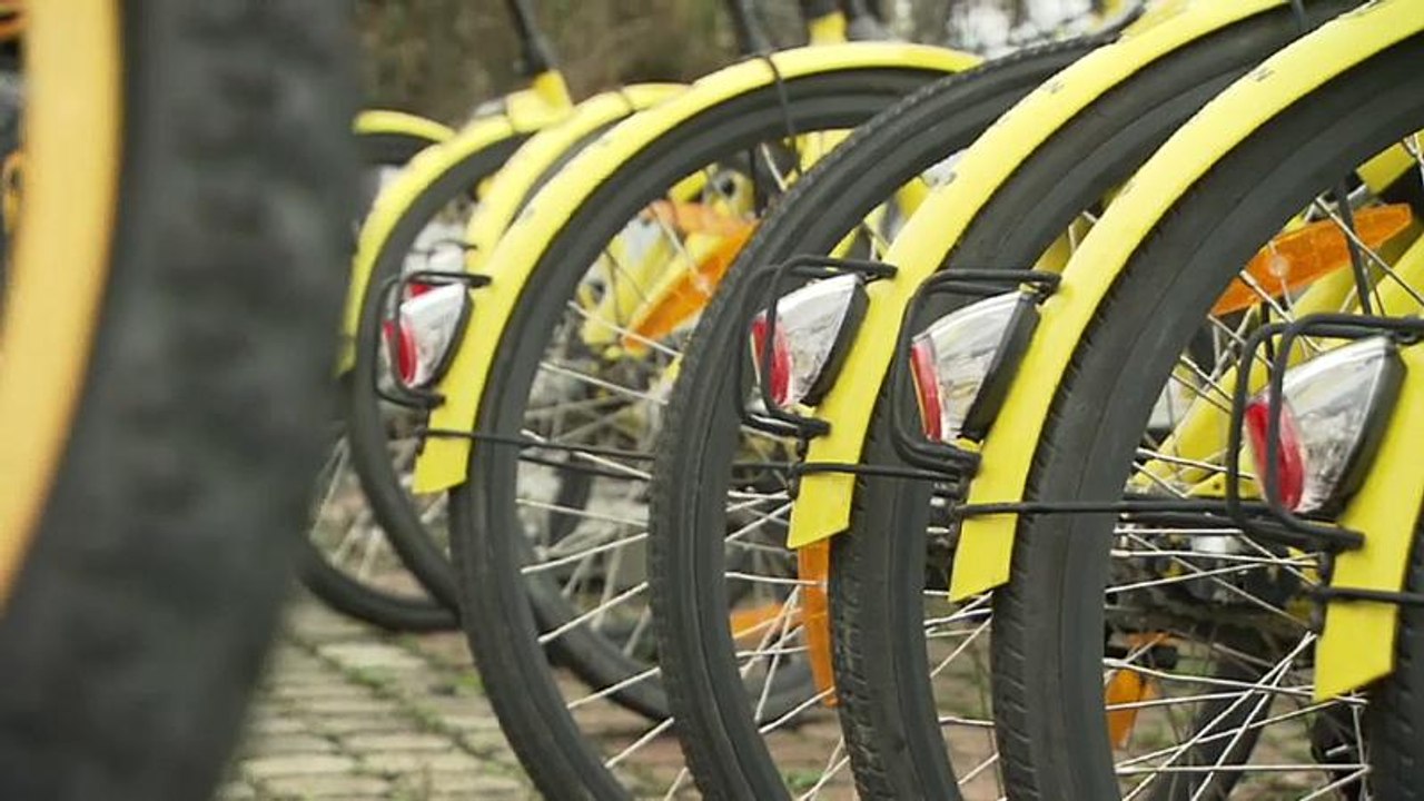 Chinesisches Erbe: Wiens herrenlose gelbe Räder