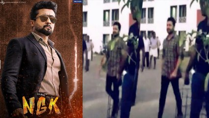 பாண்டிச்சேரியில் சூர்யா 37 ஷூட்டிங் வைரல் வீடியோ