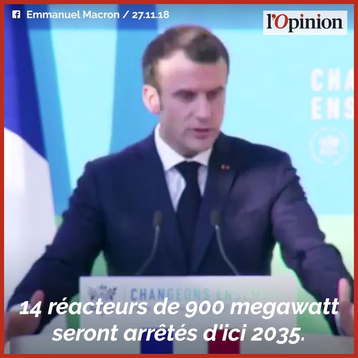 Emmanuel Macron annonce la fermeture de 14 réacteurs nucléaires «d’ici 2035»
