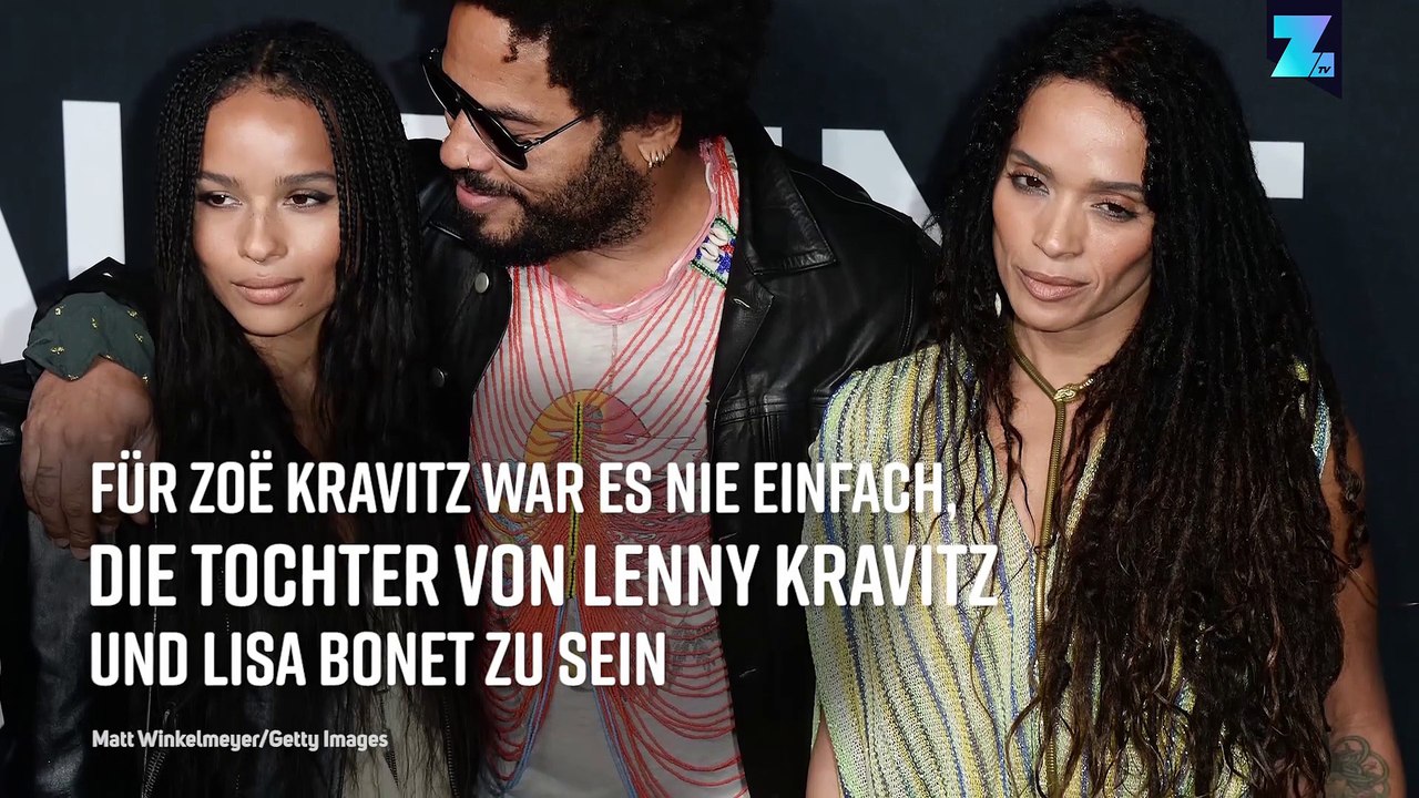 Zoë kravitz: "ich hatte keine einfache zeit"