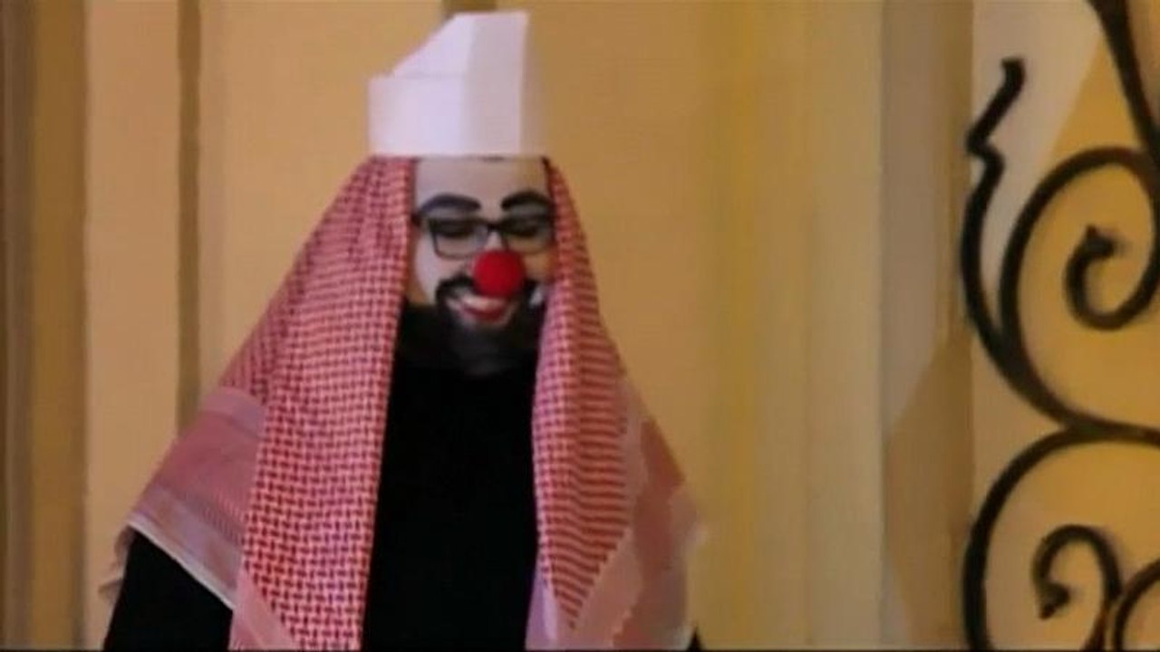 Pappnasen-Protest gegen bin Salman