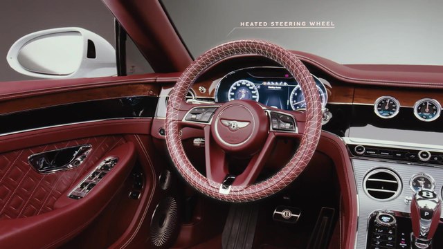 Bentley Continental GT Convertible Heating Graphical Overlay