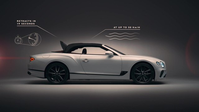 Bentley Continental GT Convertible Roof Down Graphical Overlay