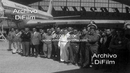 New aircraft Boeing 707 of Aerolineas Argentinas 1967