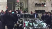 Cumhurbaşkanı Recep Tayyip Erdoğan TBMM Başkanı Binali Yıldırım ile Görüştü ve TBMM'den Ayrıldı