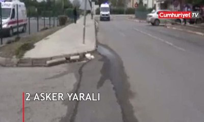 Aranan şüpheli ateş açtı: 2 asker yaralı