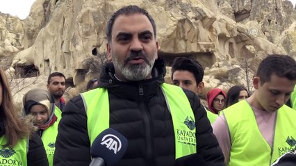 Kapadokya'da çevre temizliği kampanyası - NEVŞEHİR