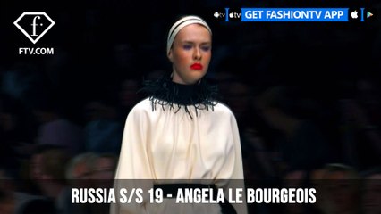 Angela Le Bourgeois Mercedes Benz Fashion Week Russia S/S 2019 | FashionTV | FTV