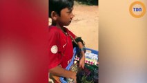 À 14 ans, ce jeune cambodgien parle déjà quinze langues différentes, dont l’anglais, le français, le japonais, le philippin et le mandarin.