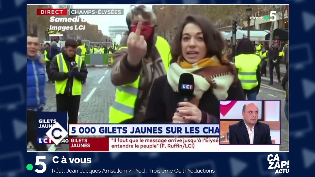 "Grosse p***", "collabo" : les journalistes insultés en direct par des Gilets jaunes