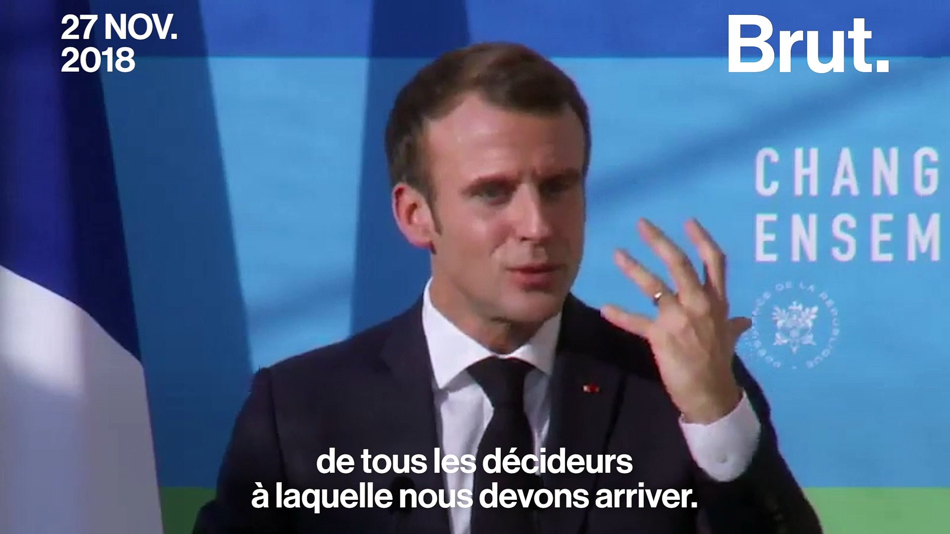 Le message d'Emmanuel Macron pour les gilets jaunes - Vidéo Dailymotion