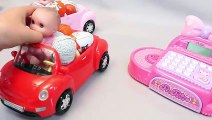 Jelly Soft Ice Cream Pudding Gummy DIY & Baby Doll Kinder Joy Surprise Eggs Cash Register Toys