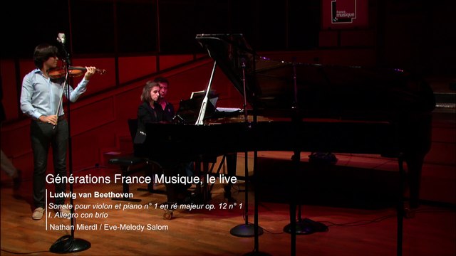 Beethoven : Sonate pour violon et piano n° 1 en ré majeur op. 12 n° 1 (I. Allegro con brio) (N. Mierdl / E-M. Salom)