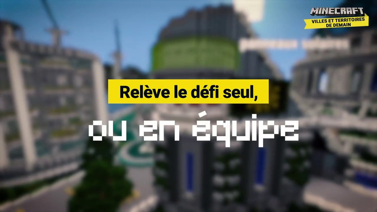Jeu concours Minecraft - Villes et territoires de demain