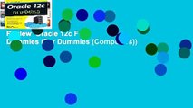 Review  Oracle 12c For Dummies (For Dummies (Computers))