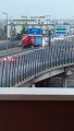Puglia:  statale 16 - incidente in direzione Trani, mezzo pesante rischia di precipitare dal viadotto