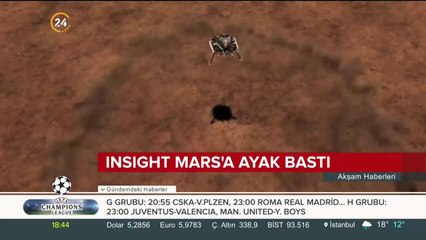 InSight uzay aracı Mars'a resmen ayak bastı
