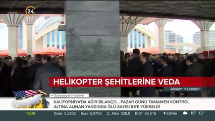 Türkiye şehitlerine veda etti
