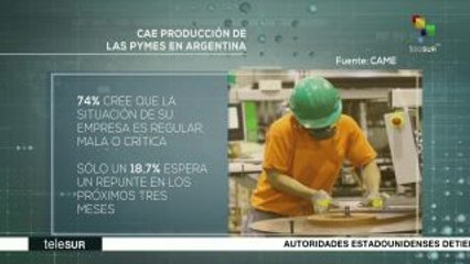 La producción de las Pymes en Argentina cae un 5% en octubre