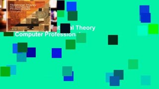 Best product  Relational Theory for Computer Professionals