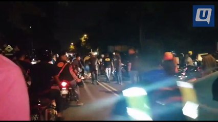 Polis tahan kumpulan lelaki enggan bersurai