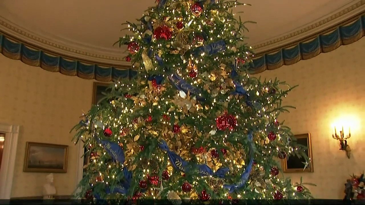 Melania's White House Christmas decor surprises once again