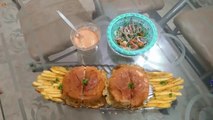 Egg Shami Burger Recipe | Anda Shami Burger | Restaurant Style Shami Burger | Spicy Kitchen