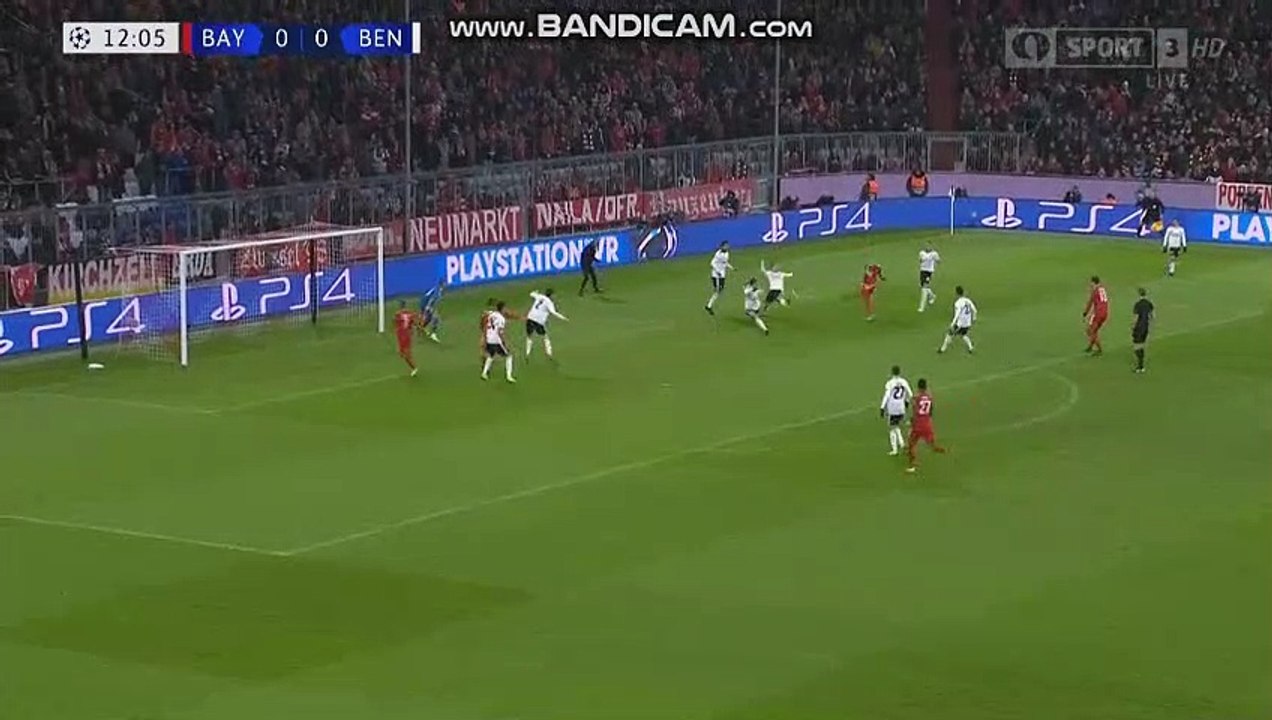Arjen Robben Goal - Bayern Munich 1-0 Benfica - 27.11.2018