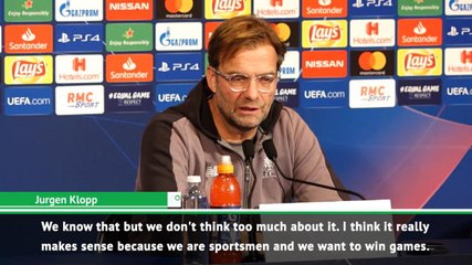 We're here to win football matches - Klopp